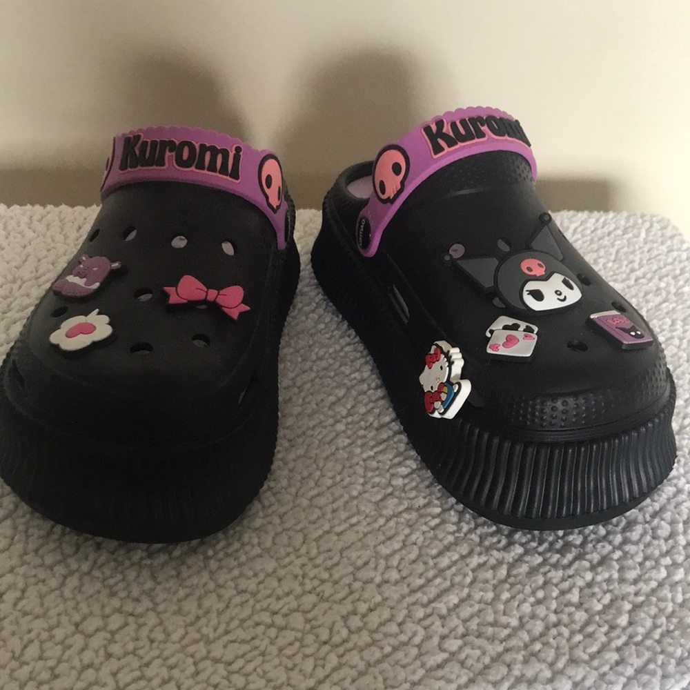 Kuromi Black Clogs